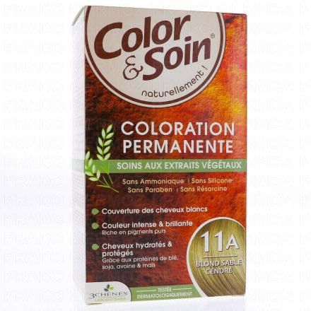 LES 3 CH&Ecirc;NES Color & soin n&deg;11A blond sabl&eacute; cendr&eacute;