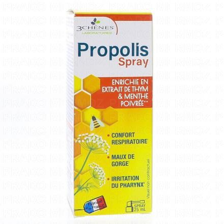 LES 3 CH&Ecirc;NES Propolis spray gorge