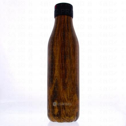 LES ARTISTES Bouteille - isotherme 500ml (bois)