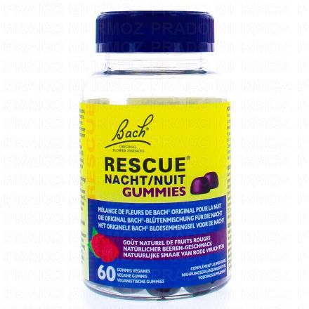 FLEURS DE BACH Rescue - Gummies nuit gout fruits rouges x60