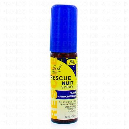 FLEURS DE BACH Rescue - Spray Nuits Harmonieuses sans alcool 20ml