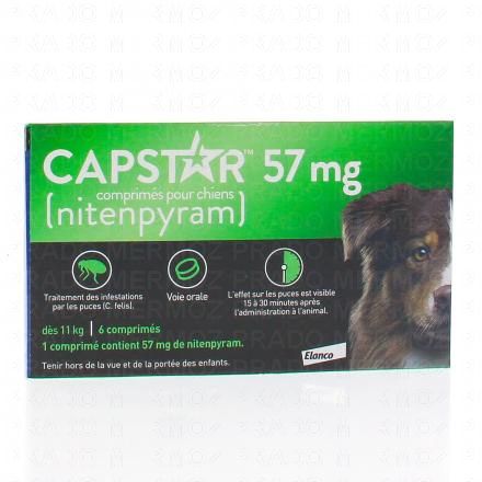 CAPSTAR Capstar chien comprim&eacute;s x6