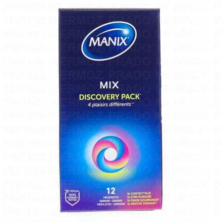 MANIX Mix Discovery Pack 12 Préservatifs