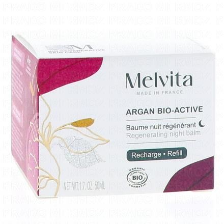 MELVITA Argane Bio-Active - Baume de nuit régénérant bio (recharge 50ml)
