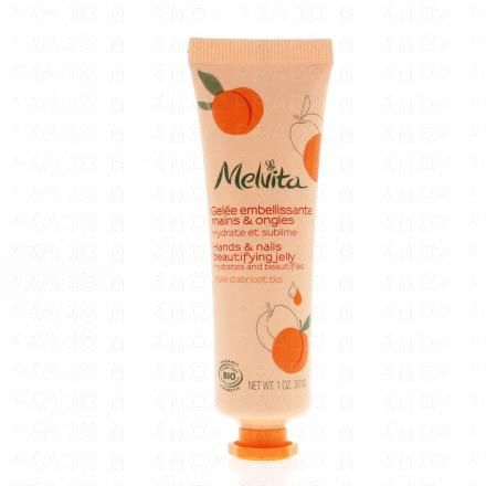 MELVITA Fruit&eacute;s & vitamin&eacute;s - Gel&eacute;e embellissante mains et ongles bio abricot tube 30ml
