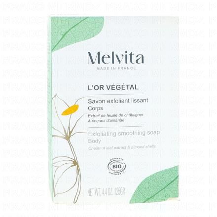 MELVITA L'Or V&eacute;g&eacute;tal - Savon exfoliant lissant Corps 125g
