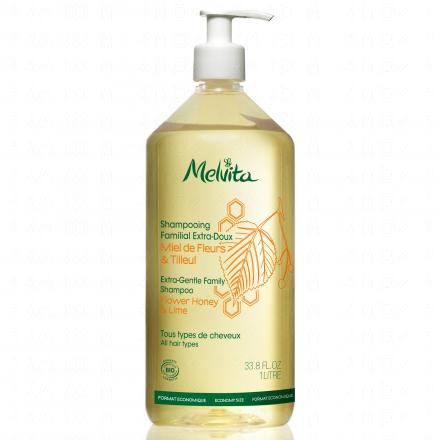 MELVITA Hygi&egrave;ne - Shampooing familial extra-doux 1l