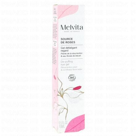 MELVITA Sources de Roses - Gel D&eacute;fatigant Regard Bio 15ml