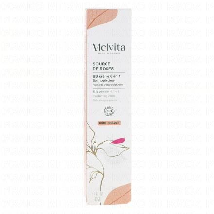 MELVITA source de roses - BB Crème 6en1 Bio Teinte Dorée 40ml