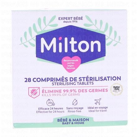 MILTON Comprim&eacute;s de St&eacute;rilisation x28