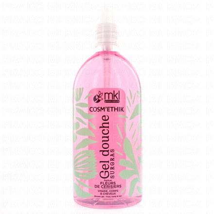 MKL Cosm'Ethik - Gel douche Surgras Fleurs de Cerisiers 1l