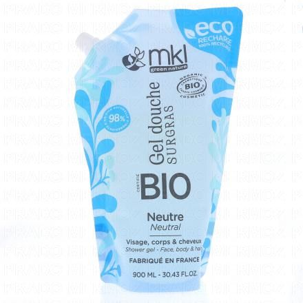MKL Gel douche Surgras Neutre Bio (eco-recharge 900ml)