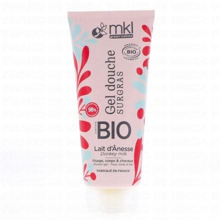 MKL Gel douche Surgras Lait d'&Acirc;nesse Bio (flacon 200ml)
