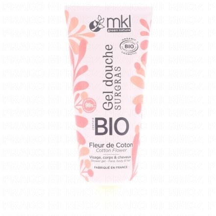 MKL Gel douche surgras fleur de coton bio (200ml)