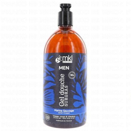 MKL Men - Gel douche surgras marine sauvage (1l)
