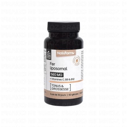 NAT & FORM Fer liposomal x60 gélules