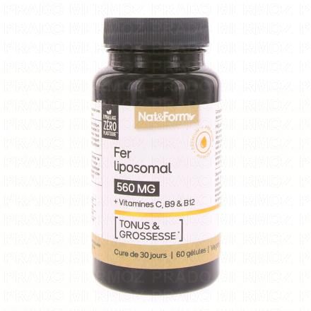 NAT & FORM Magn&eacute;sium liposomal x60 g&eacute;lules