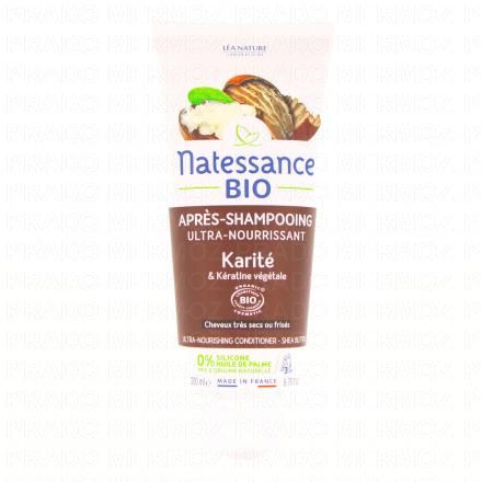 NATESSANCE Apr&egrave;s Shampooing Ultra-Nourrissant Karit&eacute; Bio 200 ml