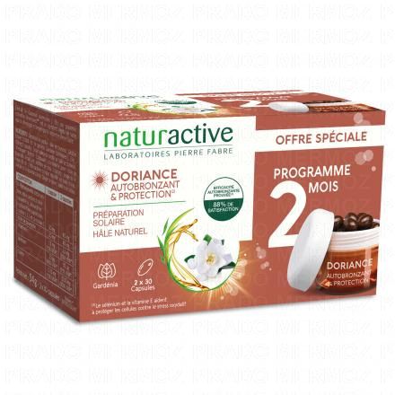NATURACTIVE Doriance Autobronzant & Protection 2X30 capsules