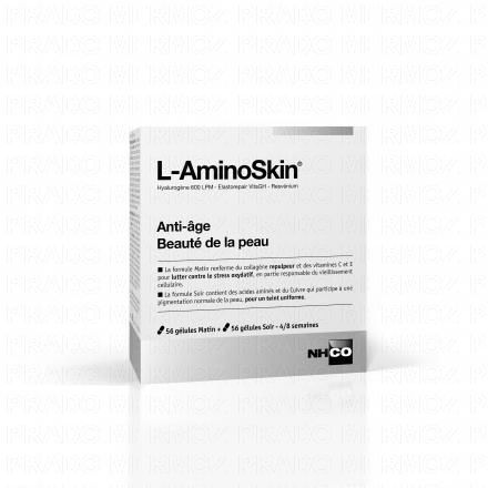 NHCO Dermatologie - L-Amino Skin Anti-&acirc;ge beaut&eacute; de la peau 2x56 g&eacute;lules
