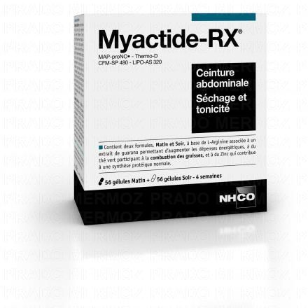 NHCO Minceur - Myactide-RX Ceinture abdominale S&eacute;chage et Tonicit&eacute; 2x56 g&eacute;lules