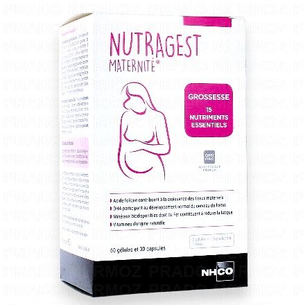 NHCO Optimage - Nutragest maternit&eacute; 60 g&eacute;lules et 30 capsules