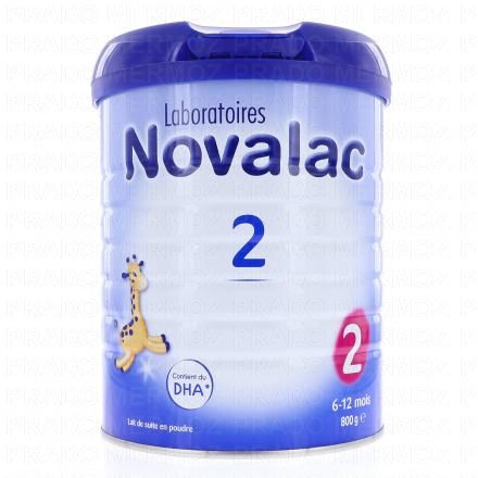 NOVALAC Lait de suite 2&egrave;me &acirc;ge 800g