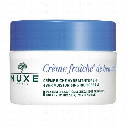 NUXE Crème fraîche de beauté riche hydratante 48h pot 50ml