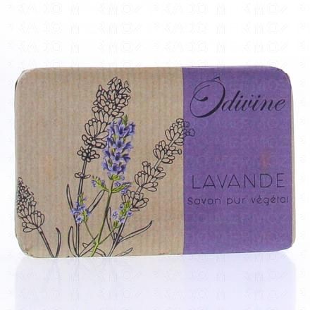 ODIVINE Savon en pain à la lavande 80g