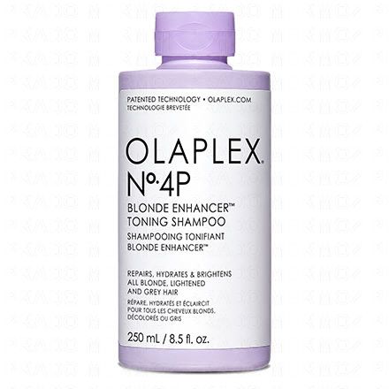 OLAPLEX N&deg;4P Shampoing D&eacute;jaunissant Blonde Enhancer 250ml