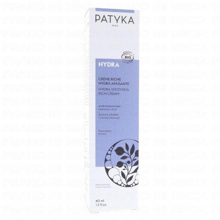 PATYKA Hydra - Cr&egrave;me riche apaisante 40ml