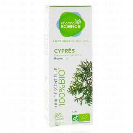PHARMASCIENCE Huile essentielle de Cyprès bio flacon 10ml