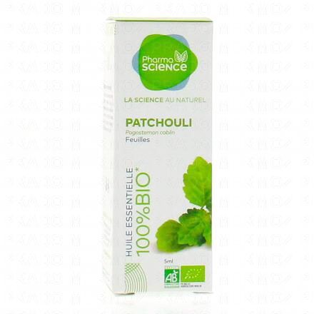 PHARMASCIENCE Huile essentielle de Patchouli bio flacon 5 ml