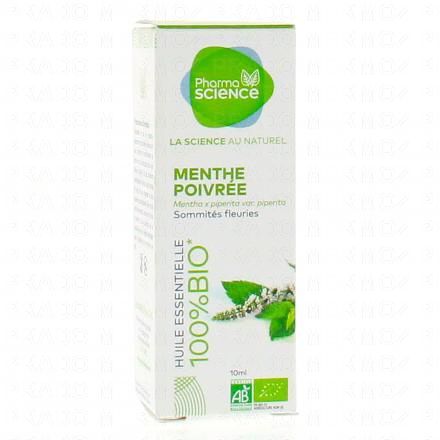 PHARMASCIENCE Huile essentielle de menthe poivr&eacute;e flacon 10 ml