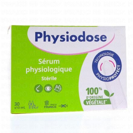 PHYSIODOSE S&eacute;rum physiologique St&eacute;rile 40x5ml (boite de 30 x 10ml)