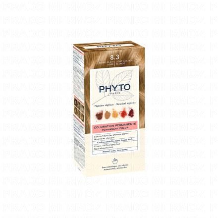 PHYTO Color n&deg;8.3 Blond Clair coloration permanente enrichie en pigments v&eacute;g&eacute;taux
