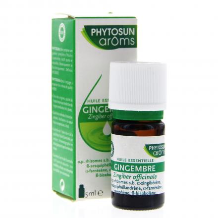 PHYTOSUN AROMS Huile essentielle de Gingembre flacon 5ml