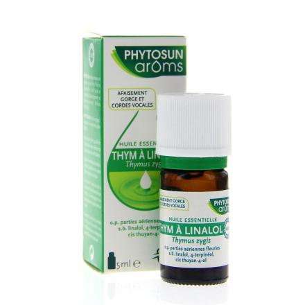PHYTOSUN AROMS Huile essentielle de Thym à linalol flacon 5ml