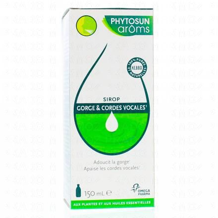 PHYTOSUN AROMS Sirop Gorge & Cordes Vocales 150mL