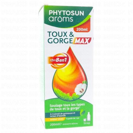 PHYTOSUN AROMS Sirop Toux & Gorge Max (200 ml)