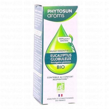 PHYTOSUN AROMS Huile essentielle bio d'Eucalyptus globulus flacon 10ml