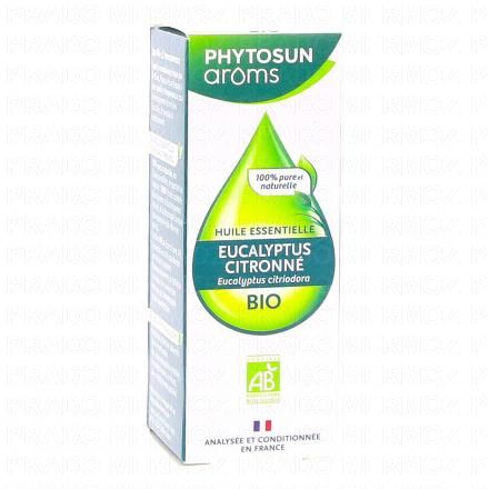 PHYTOSUN AROMS Huile essentielle d'Eucalyptus citronn&eacute; bio flacon 10ml