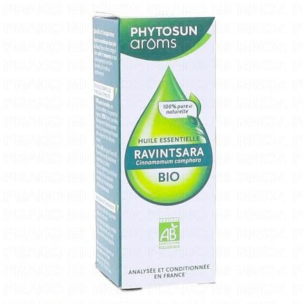 PHYTOSUN Ar&ocirc;ms Huile essentielle de Ravintsara Bio (10ml)