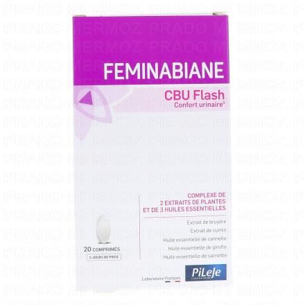 PILEJE Feminabiane CBU Flash 20 comprim&eacute;s