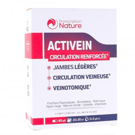 PRESCRIPTION NATURE Activein (boîte de 60 comprimés)