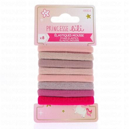 PRINCESSE LILI Elastiques Mousse x8