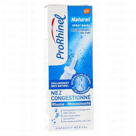 PRORHINEL Spray nasal naturel nez congestionn&eacute; 20ml