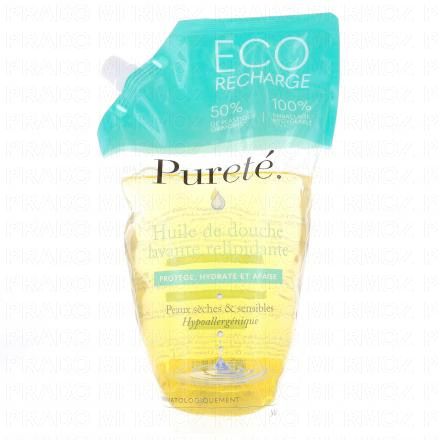 PURETE Huile de douche lavante relipidante (eco recharge 900ml)