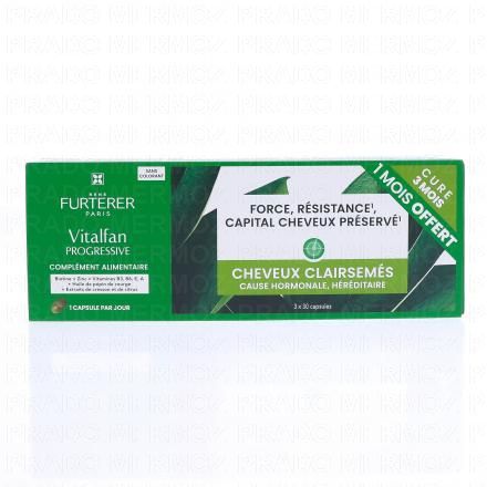 RENE FURTERER Vitalfan antichute de cheveux progressive (lot de 3 x 30 capsules)