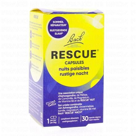 FLEURS DE BACH Rescue Nuits Paisibles 30 capsules